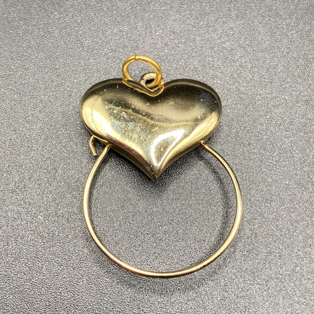 Bergere heart gold tone Pendant